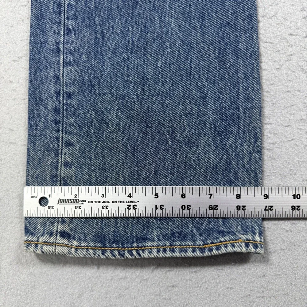 Levis 501 Original Fit Mens Medium Wash Blue Denim Straight Leg Jeans 38x34